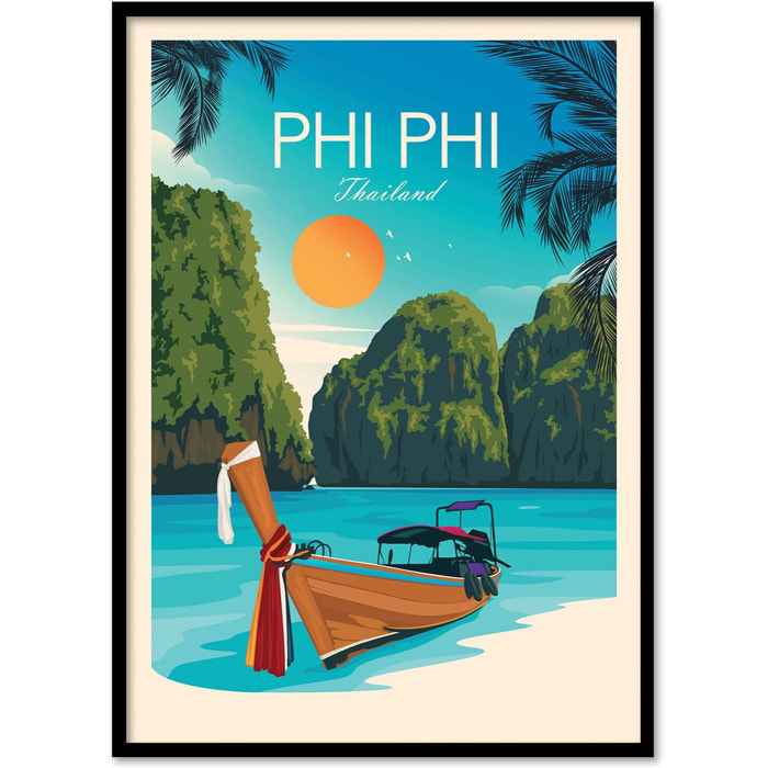 Affiche - Phi Phi Thailand - Studio Inception