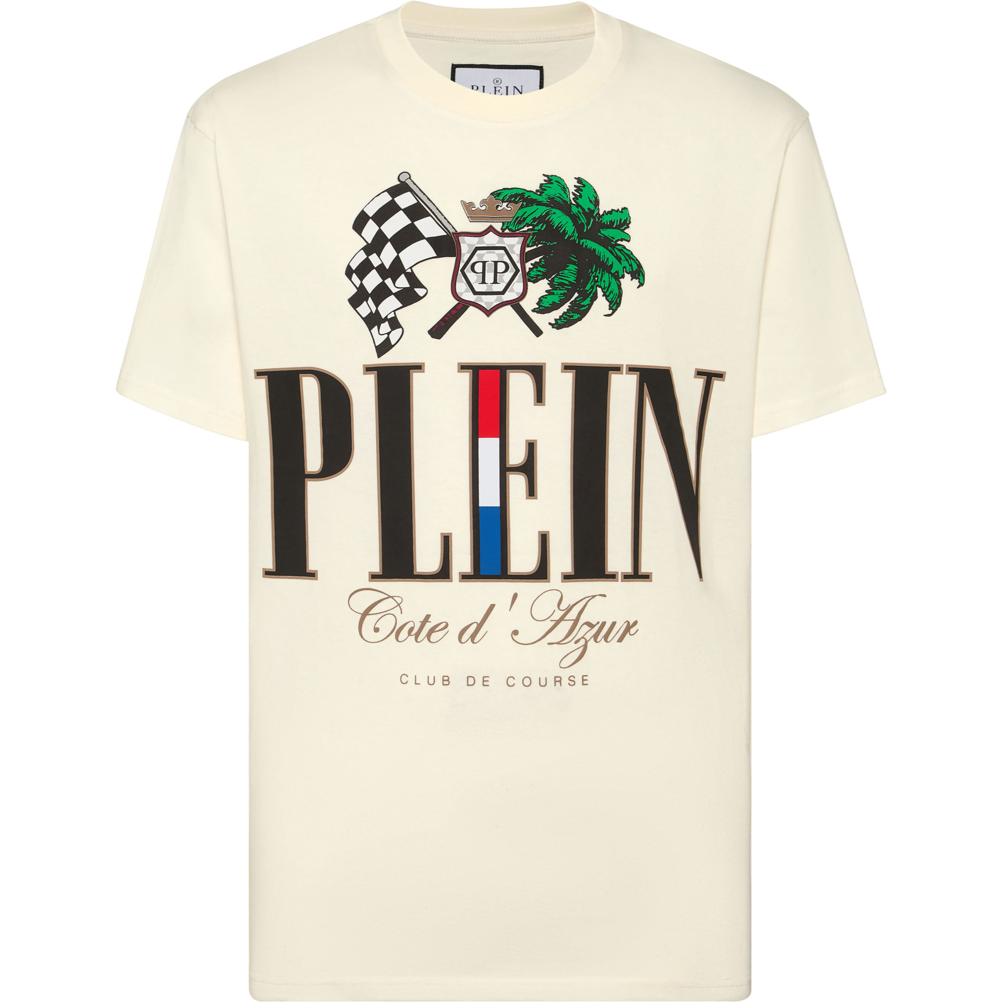 PHILIPP PLEIN T-Shirt Round Neck D AZUR