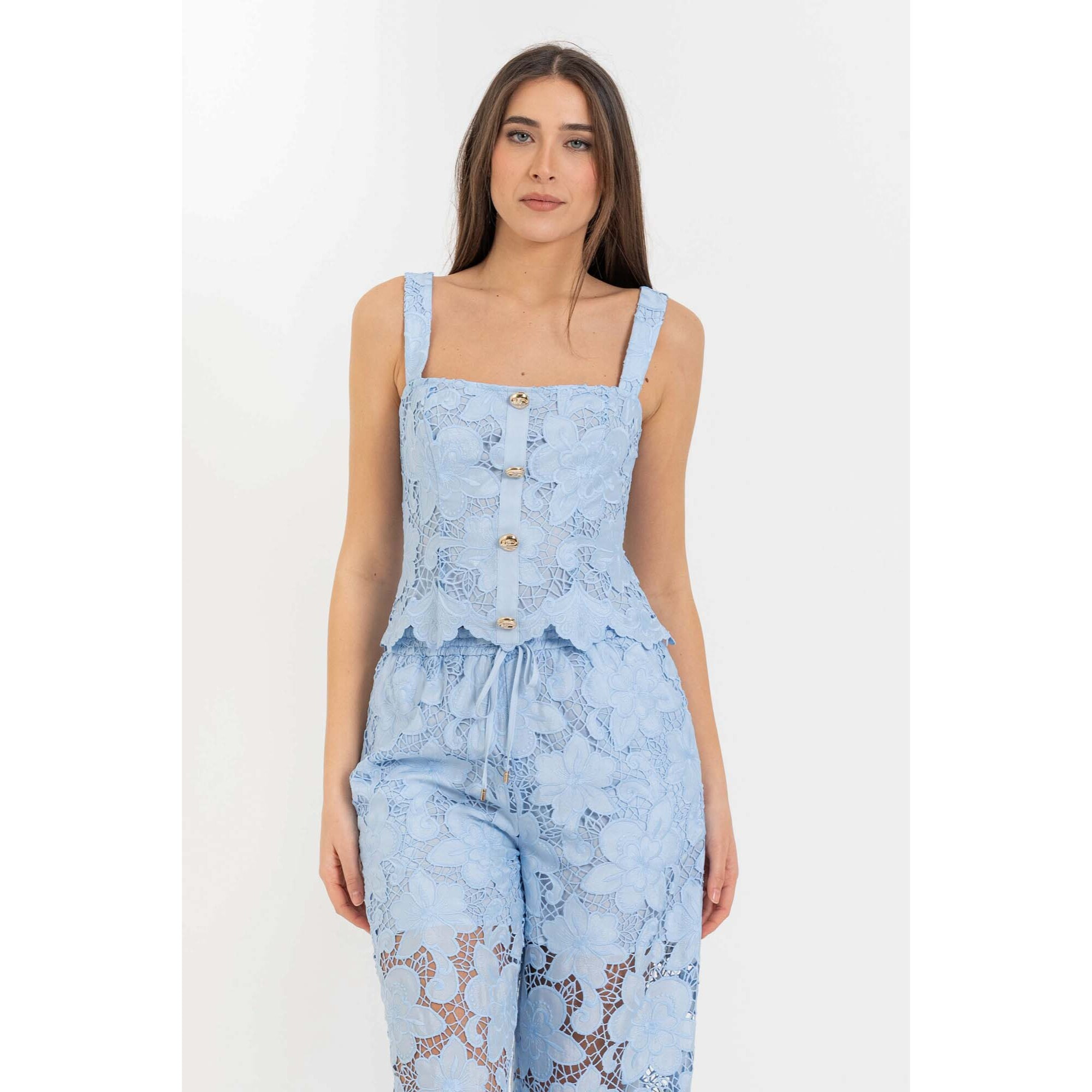 Kocca - Top corsetto in pizzo Donna