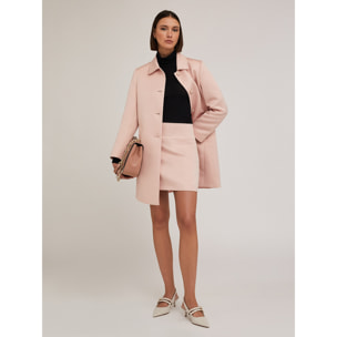 Motivi - Gonna corta in raso duchesse - Rosa cipria