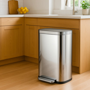 Poubelle pédale tri sélectif EMPIRE 60L