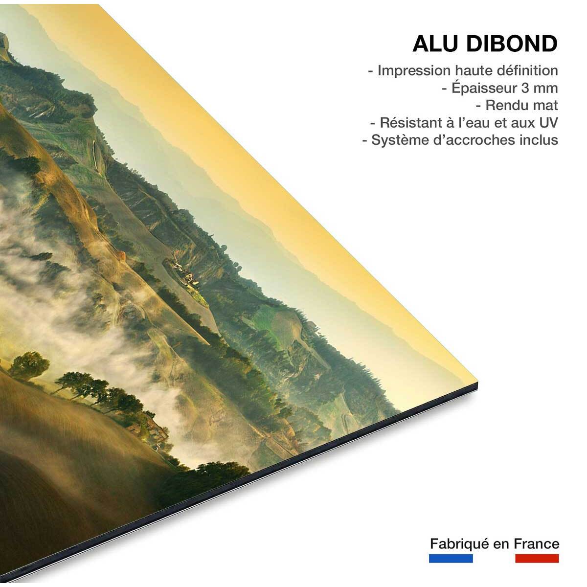Tableau Paysage de Toscane Tableau alu Dibond