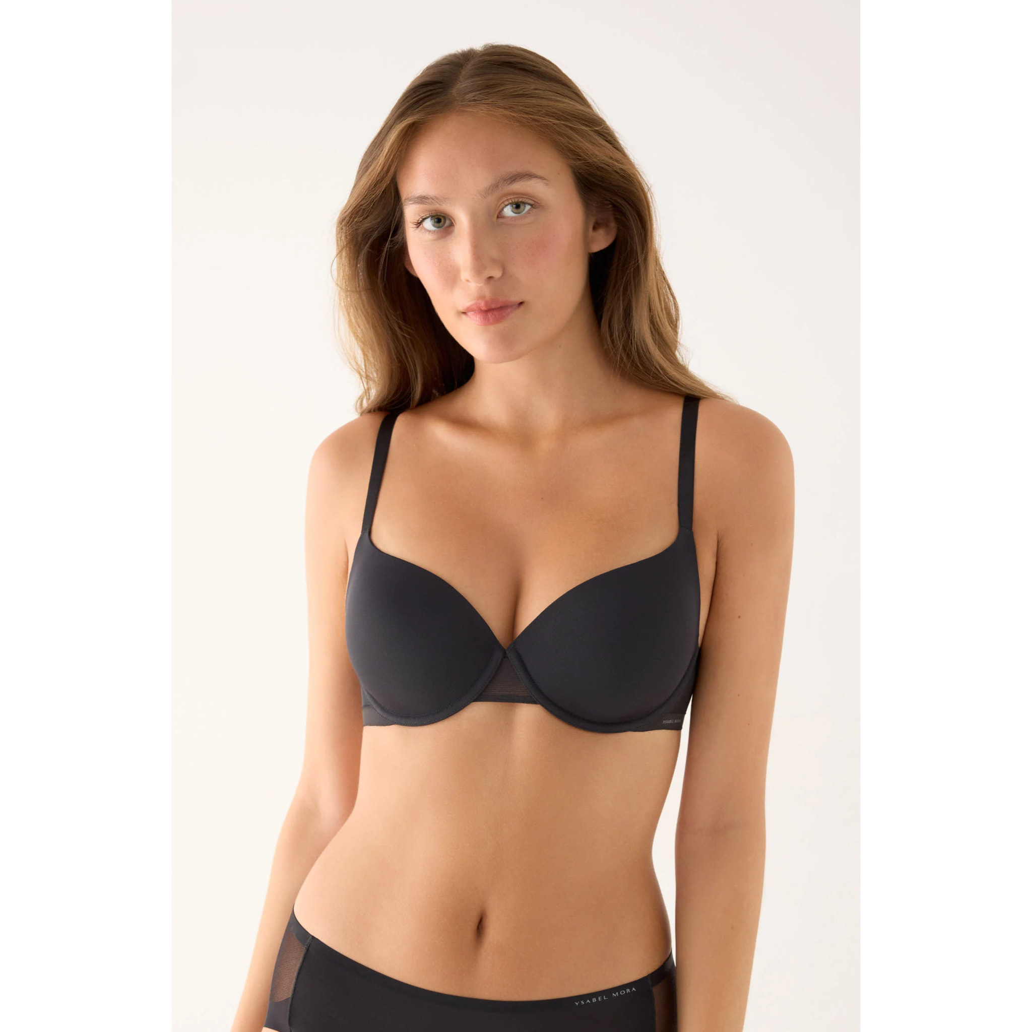 Reggiseno con ferretto e imbottitura Nero