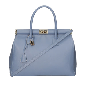 Borsa a mano da donna - Modello Aleria - Vera pelle - 35.0 x 26.0 x 16.0 cm