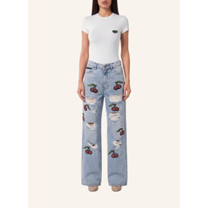 PHILIPP PLEIN Vaqueros de corte skater