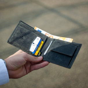 Cartera Hombre Piel Lois Brock Negro