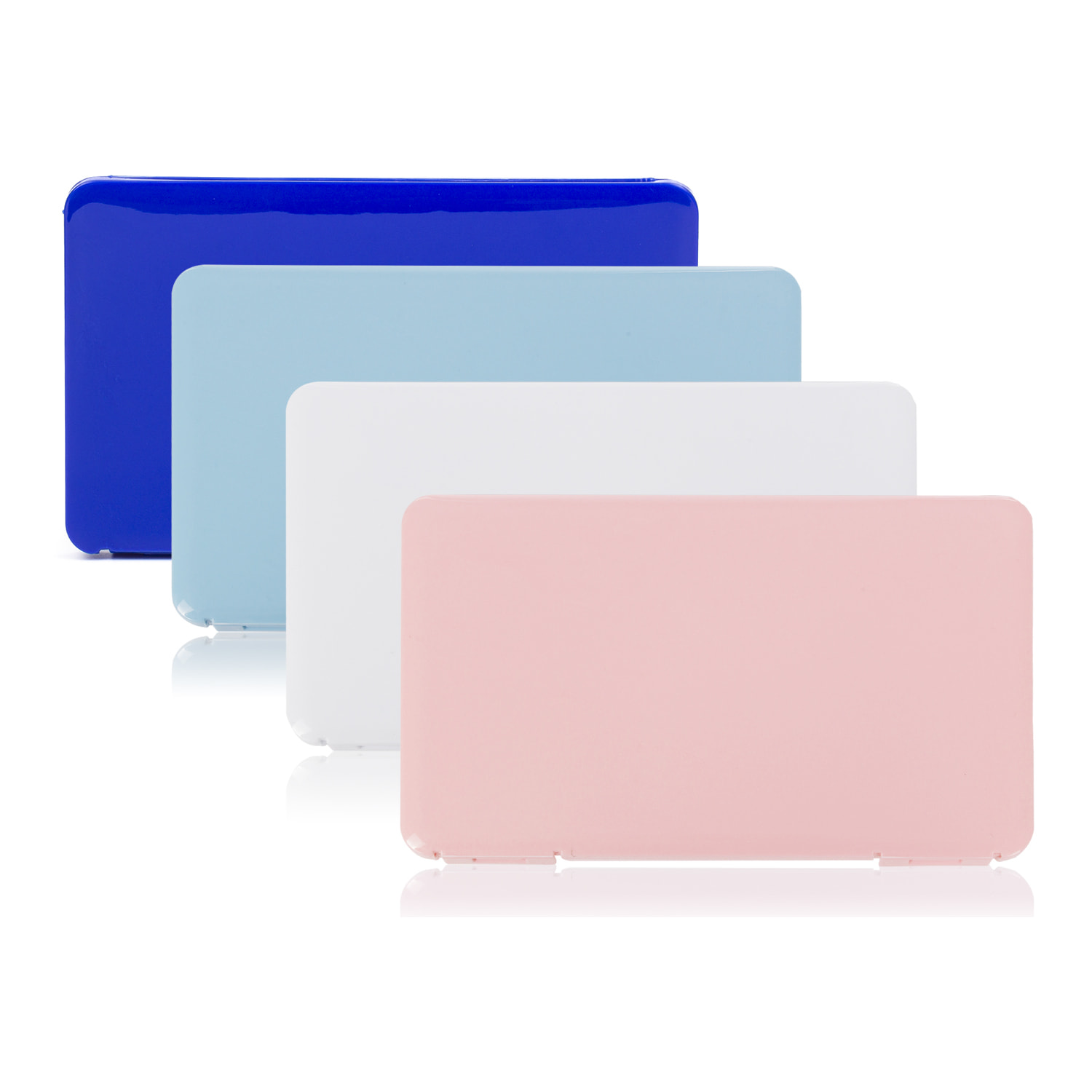 Pack porta mascherine igienico rettangolare in 4 colori.