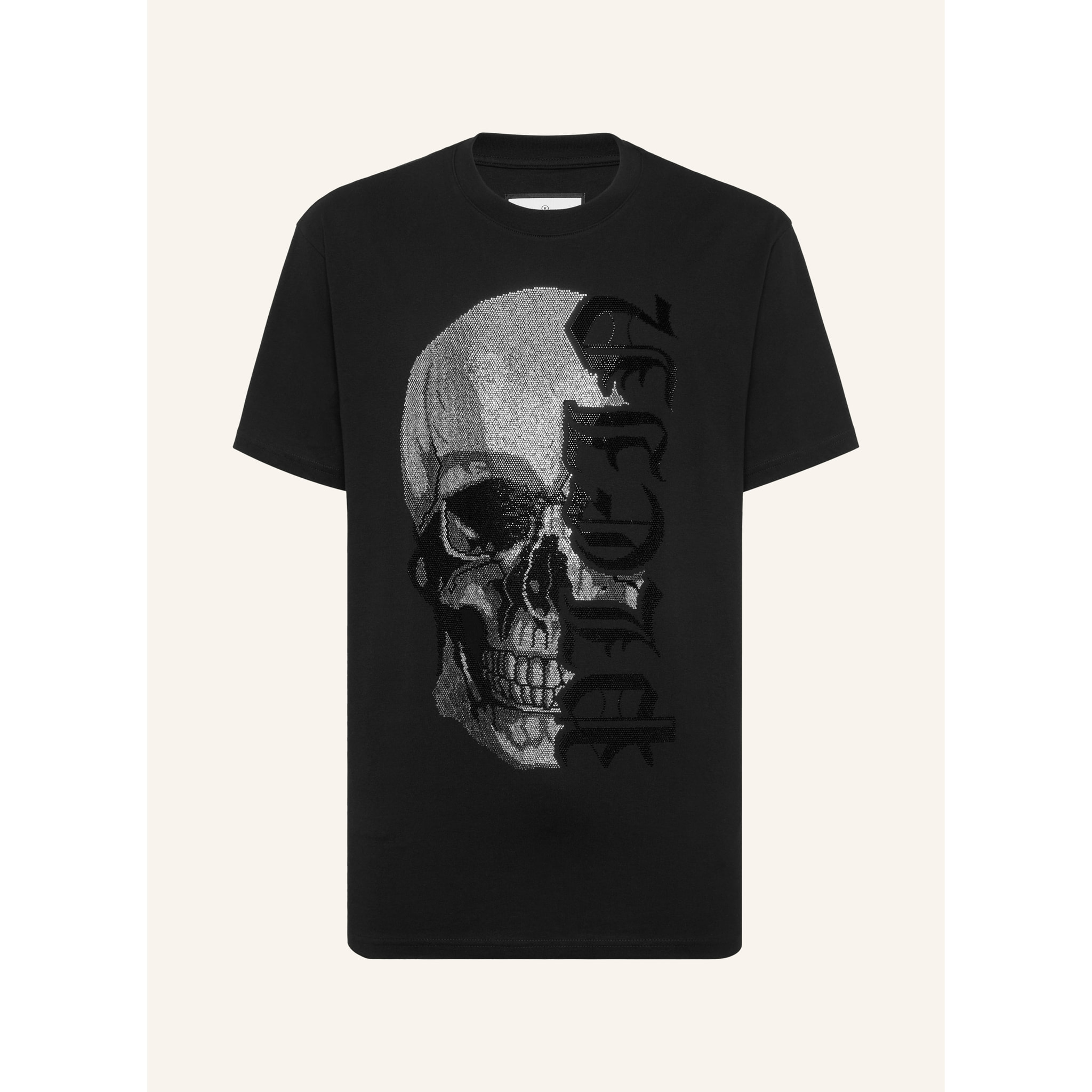 PHILIPP PLEIN Camiseta de cuello redondo y manga corta GOTHIC PLEIN