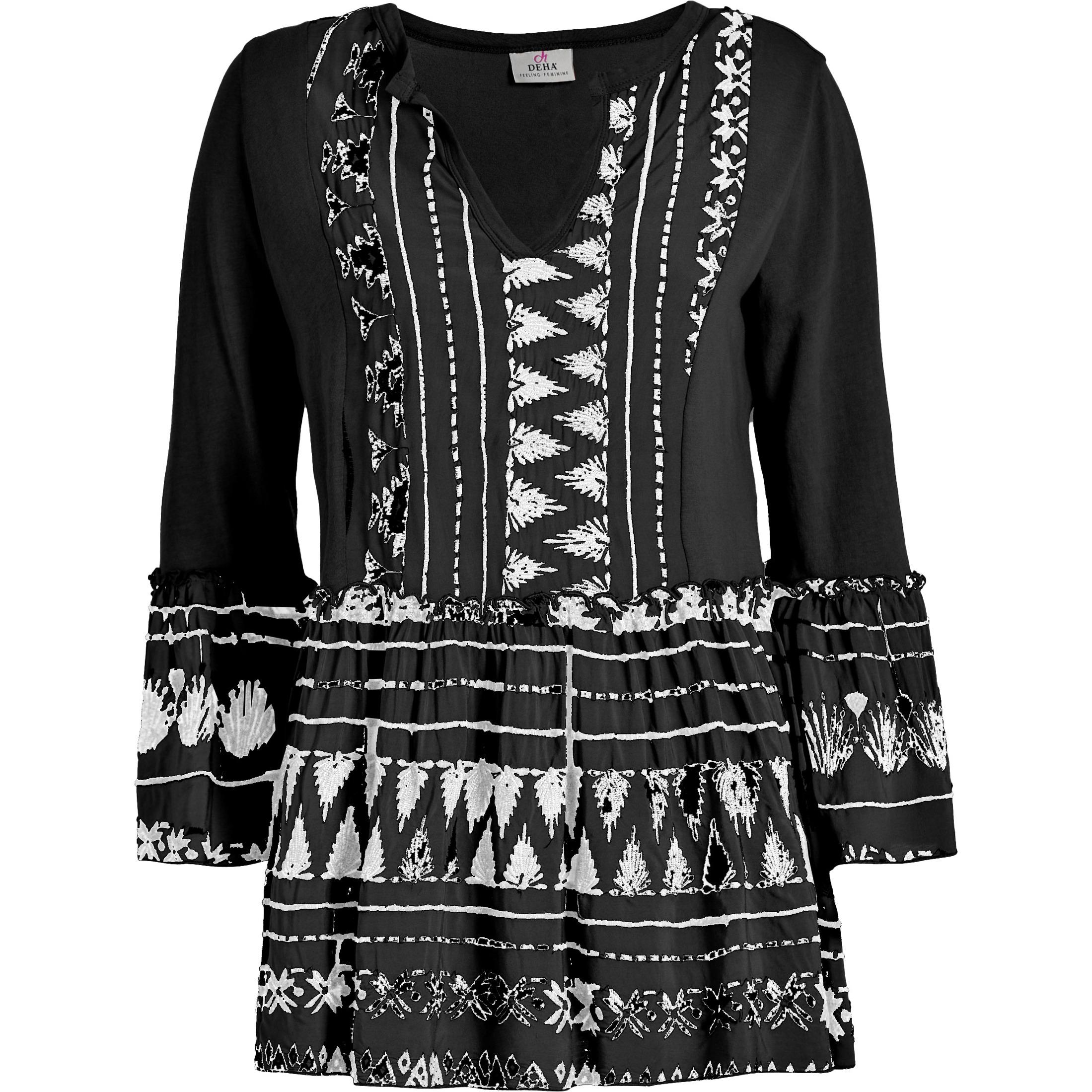 DEHA - Blusa BLOUSE ETHNIC EMBROIDERY in Viscosa per donna