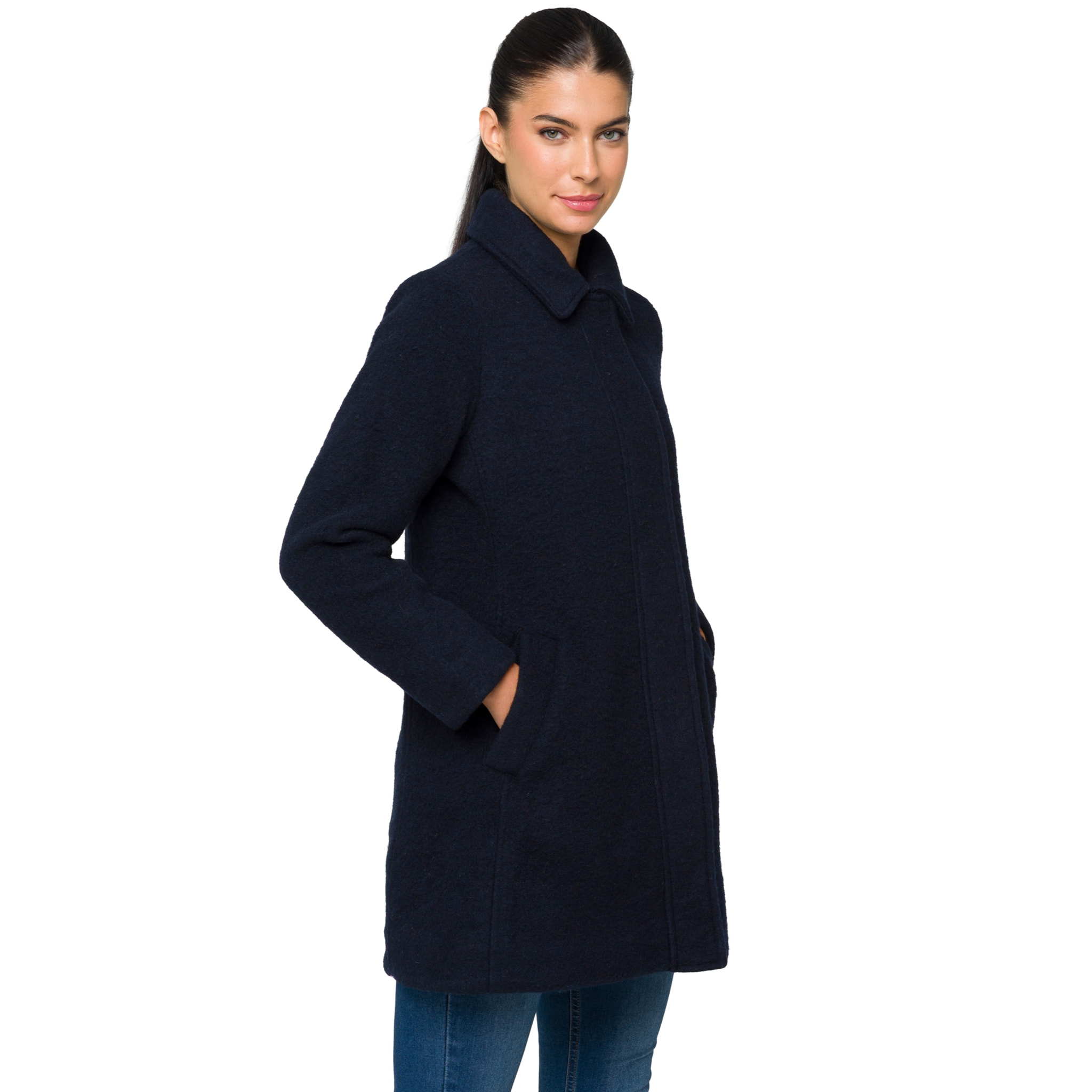 Cappotto Hot Buttered termico Akita blu navy