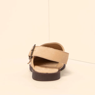 Zapatos N5871 NOBUCK LAVADO CREAM/ ARENISCA color Cream