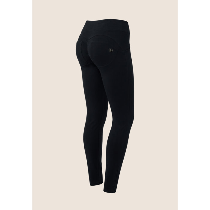 Pantaloni push up WR.UP® vita alta in cotone organico