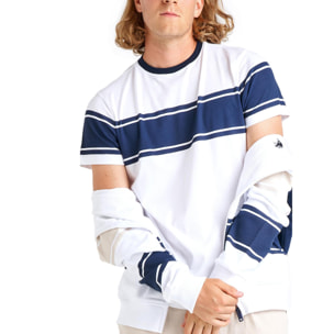 Camiseta de hombre minimalista de manga corta de algodón orgánico