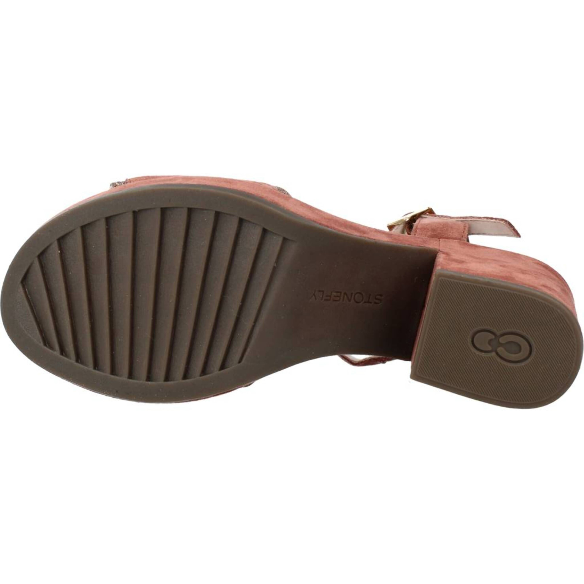 Sandalias Mujer de la marca STONEFLY  modelo CAROL 2 VELOUR GLITT Brown