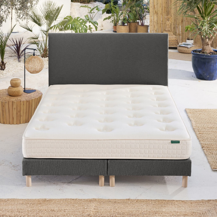 Ensemble matelas Le Latex Naturel + sommier + tête de lit