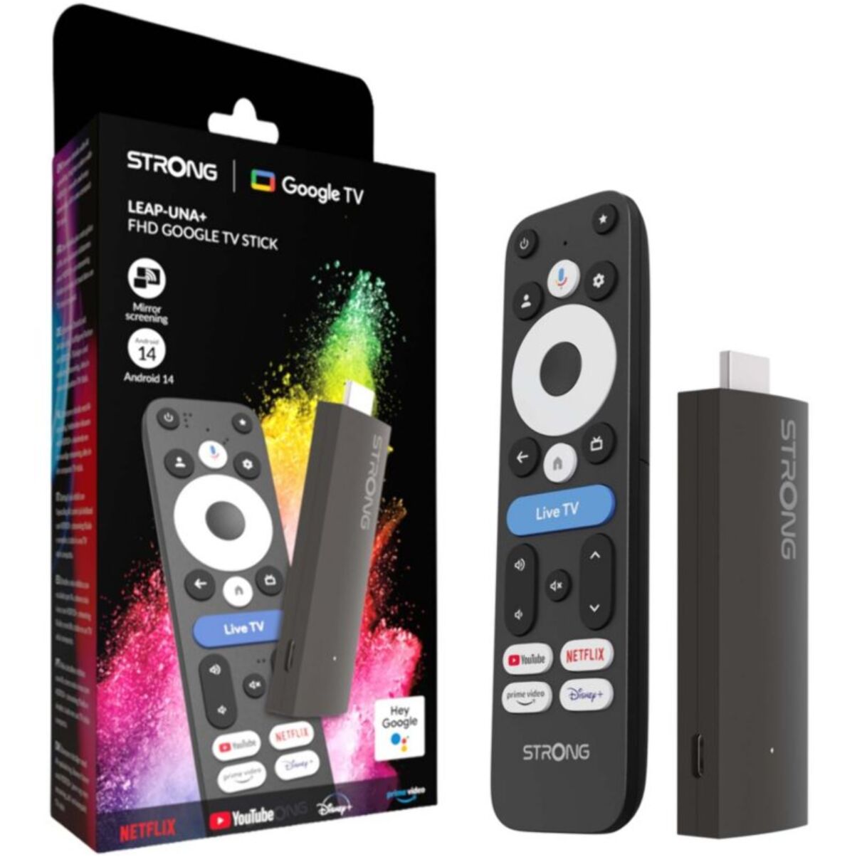 Clé STRONG Leap-Una + Stick Android TV FHD