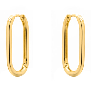 Pendientes Huitza acabado oro amarillo 18k