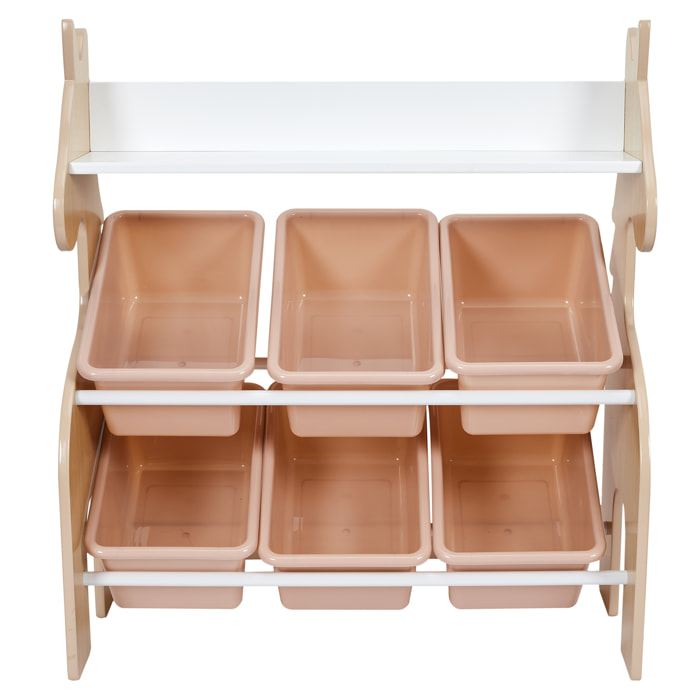 Meuble De Rangement Licorne 6 Bacs
