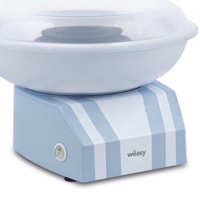 Máquina de algodón de azúcar SWEE32 Wëasy, 1 Cuchara medidora, 10 Conos de Papel, Bol extraíble, 450 W