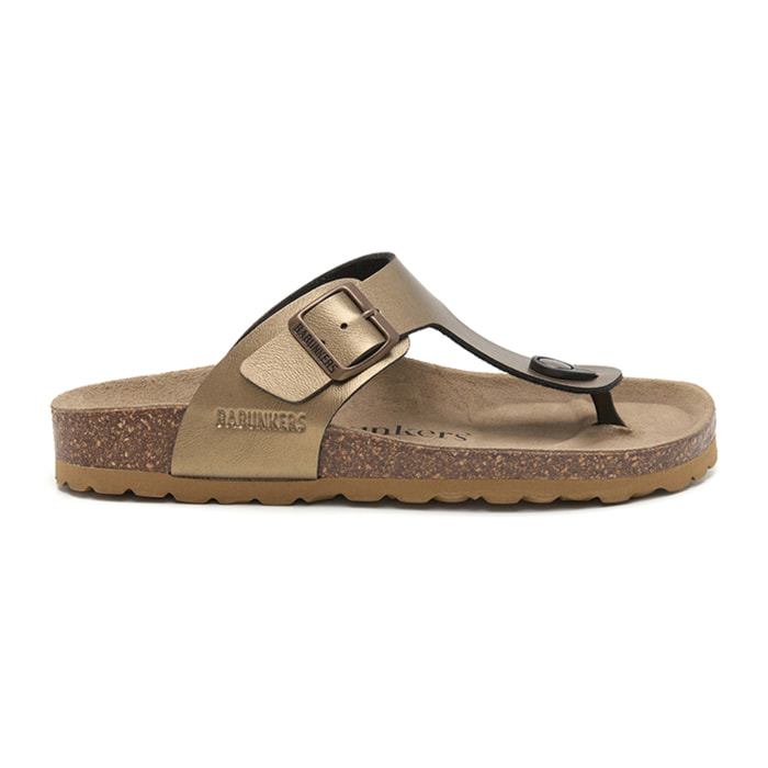 SANDALIA BABUNKERS MARRON