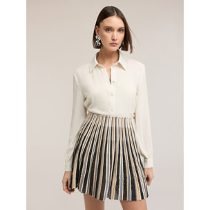 Motivi - Camicia in chiffon - Bianco