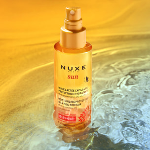 Nuxe Sun  - Huile Lactée Capillaire Protectrice Hydratante - Tous types de cheveux - 100ml