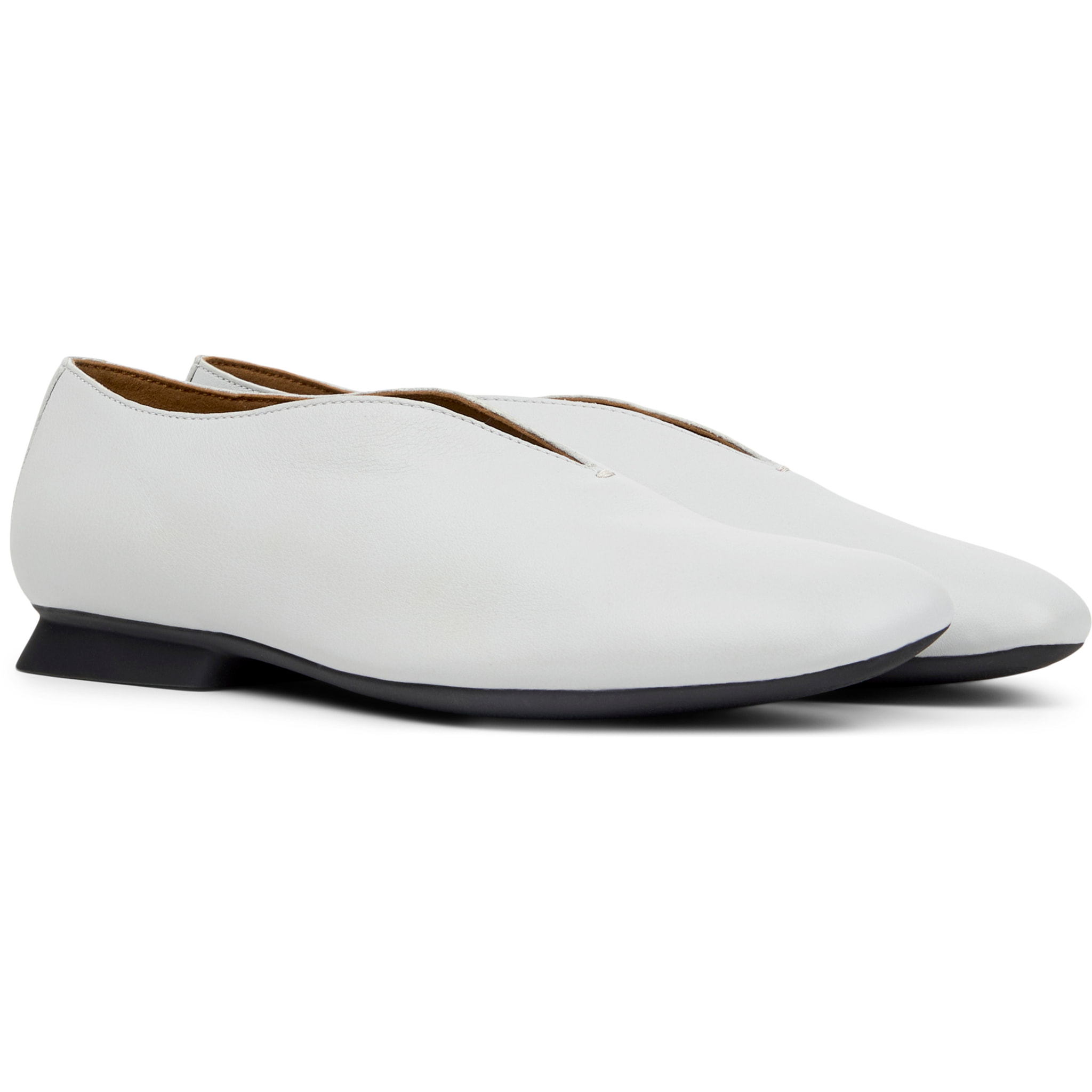 Bailarinas - CAMPER Casi Myra - Gris - Cuero liso