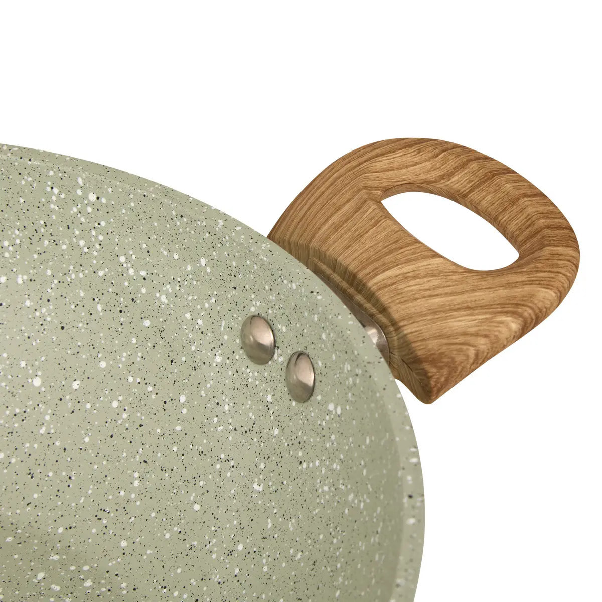 Wok 32cm en aluminium forgé