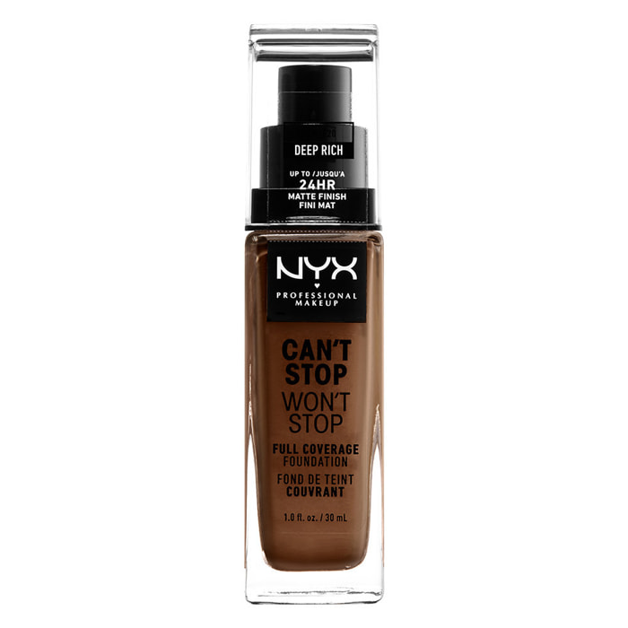 NYX Professional Makeup Fond de teint Liquide Can't Stop Won't Stop Foundation Deep Rich