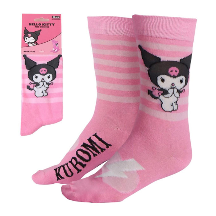 Calcetines Hello Kitty - Color Rosa - Talla 36-43