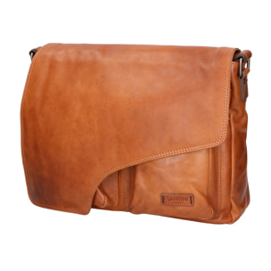 Borsa a mano unisex In Vera pelle Made in India 37x27x12 cm