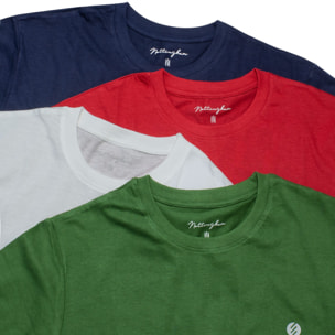 T-shirt da Uomo Girocollo in 100% Cotone Nottingham, Art. 25792 Verde