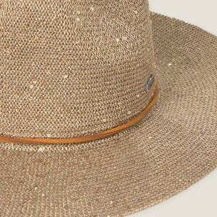 Sombrero de playa
 May color dorado Poliéster