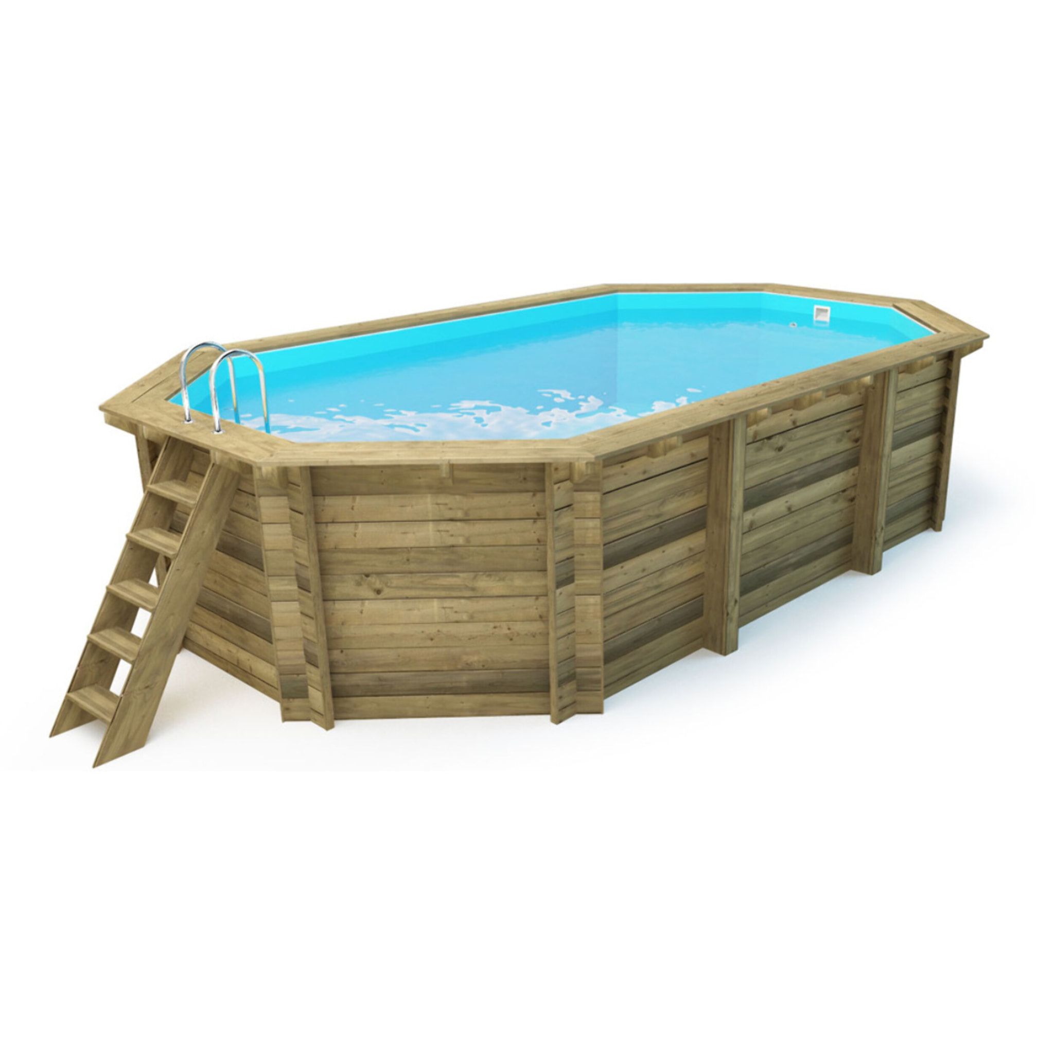 Piscine bois " Palma 145  " 7.57 x 4.07 x 1.44 m