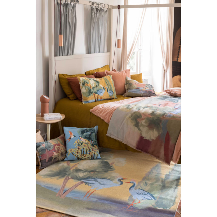 Coussin brodé Lola