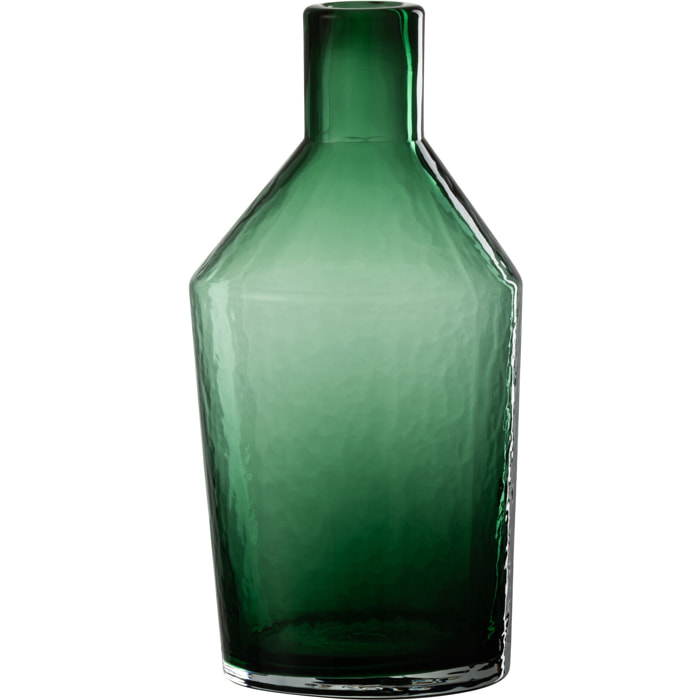 J-Line vase Bouteille Decorative - verre - vert - small - 28 cm de hauteur