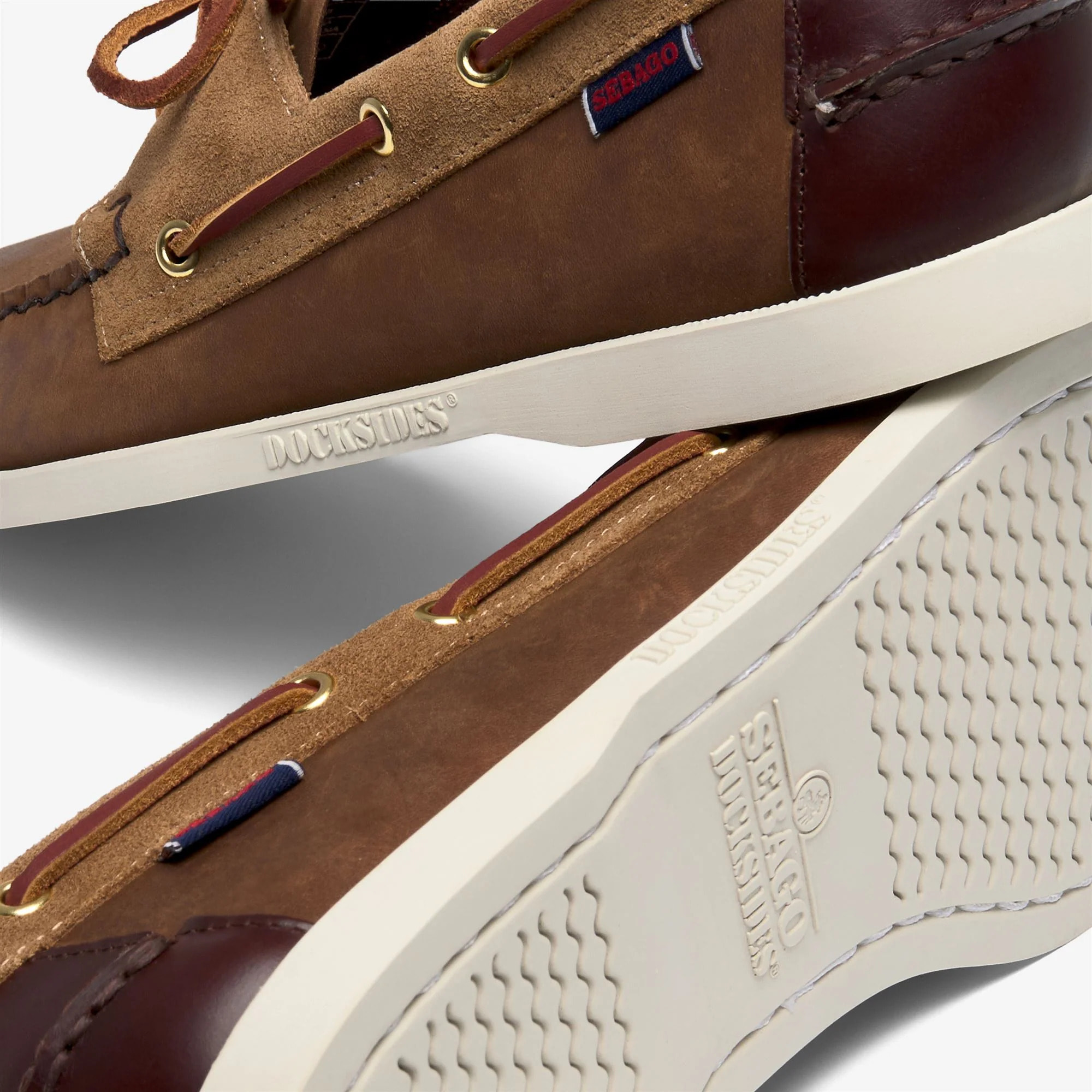 Sebago - Docksides Uomo Marrone - Docksides Portland Mixed