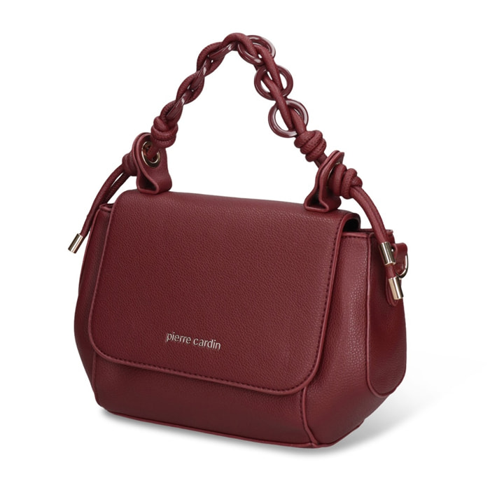Borsa a mano da donna - Modello Celeste Chic - Pelle vegana PU - 25.0 x 15.0 x 11.0 cm