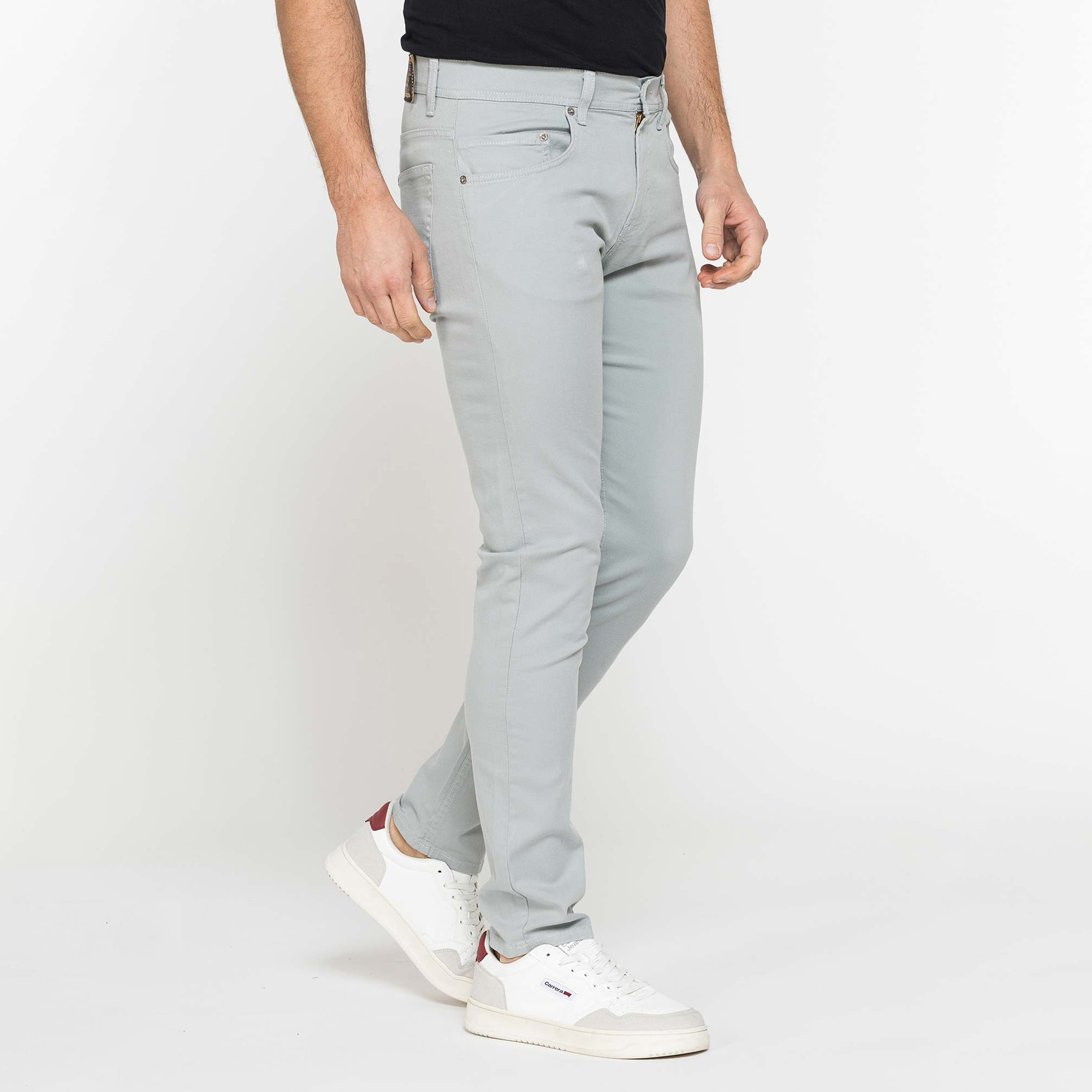 PANTALONE 5 TASCHE MOD. 717 IN GABARDINA ELASTICIZZATA