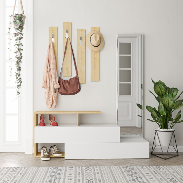 ABIDJAN - Table extensible en bois max 6 personnes