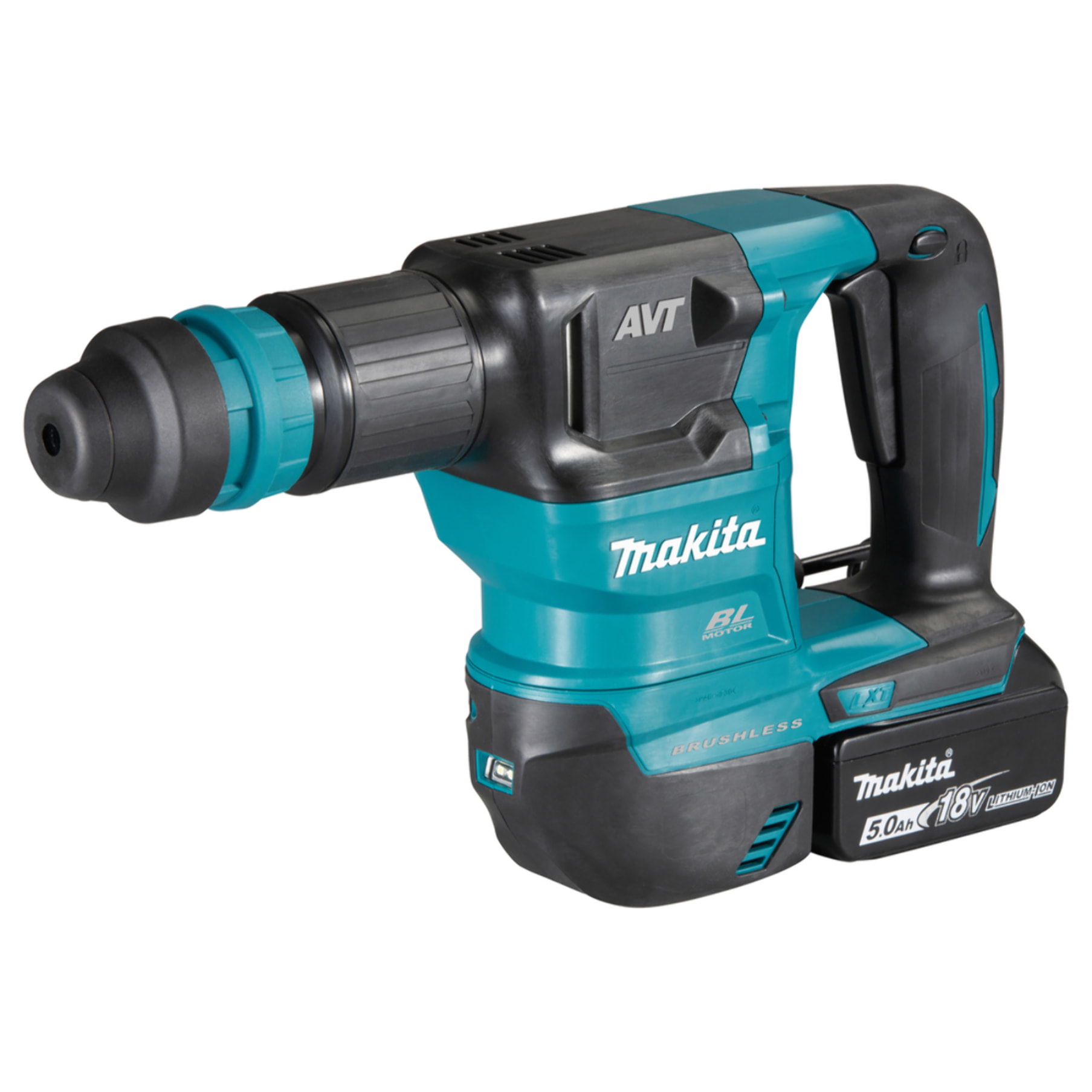 Piqueur SDS-Plus 18V 3,1 Joules - MAKITA - avec 2 batterie 18V 5.0Ah - chargeur - MakPak - DHK180RTJ