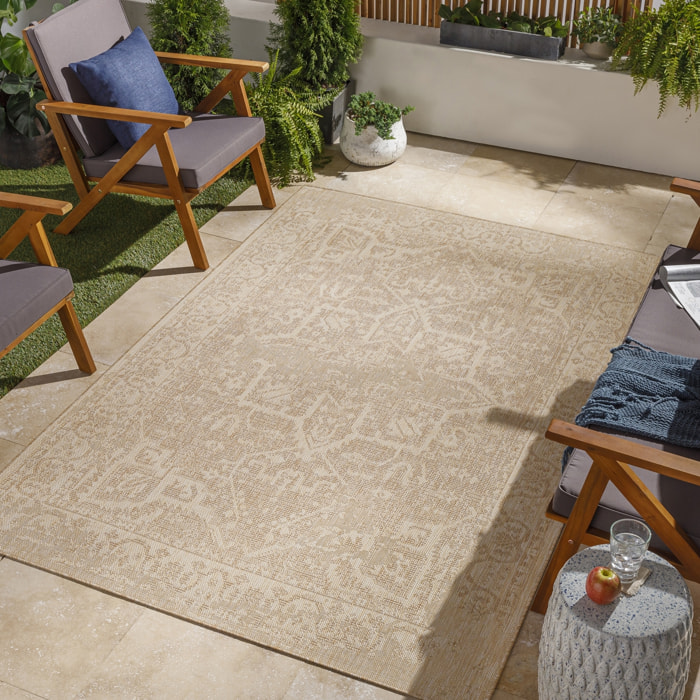 GENA Alfombra Exterior/Interior Efecto Yute