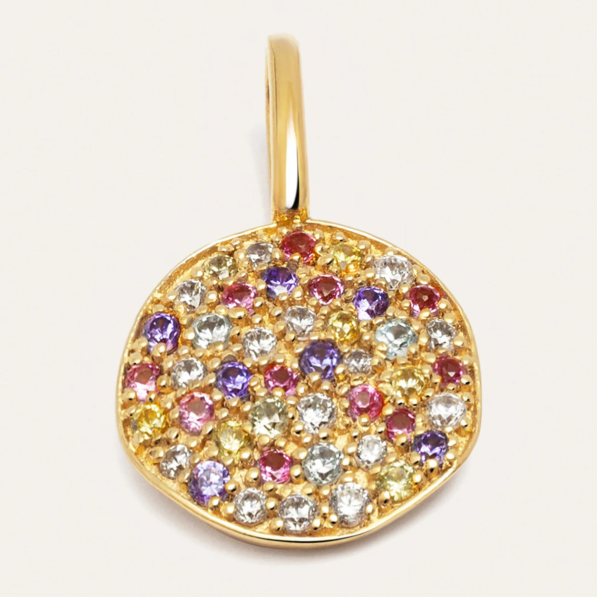 Charm Stellar Colors Plata Baño Oro