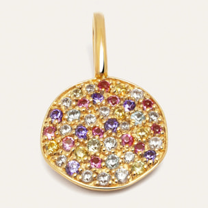 Charm Stellar Colors Plata Baño Oro
