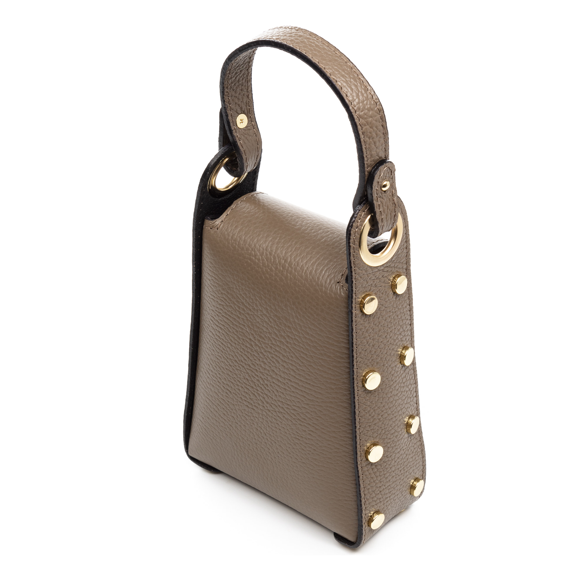 Alviano borsa a mano donna. Pelle autentica Dollaro.