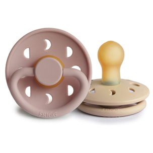 Frigg Pack 2 Chupetes Block Latex Moon Phase