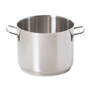 Pentola 20 cm due manici Excelsa – Jazz Cook, Acciaio Argentato