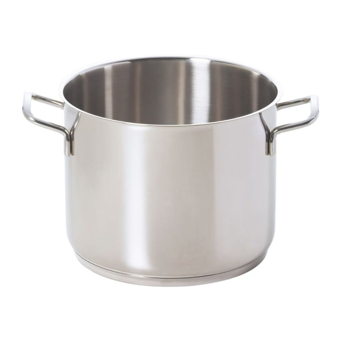 Pentola 20 cm due manici Excelsa – Jazz Cook, Acciaio Argentato