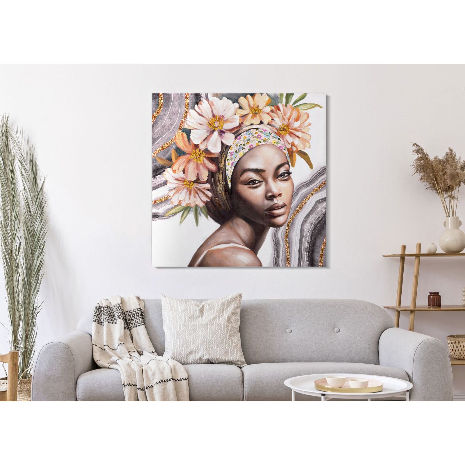 DIPINTO SU TELA NAOMI -A- CM 100X3X100