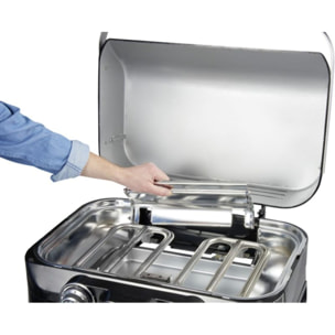 Barbecue gaz CAMPINGAZ Attitude LX noir 2 brûleurs à poser, 58x36 cm